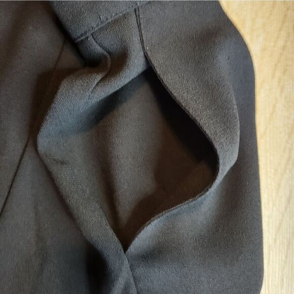 Wide Leg Pleated Vintage Trouser by Friction Black XXL Size 16 - Picture 2 of 6